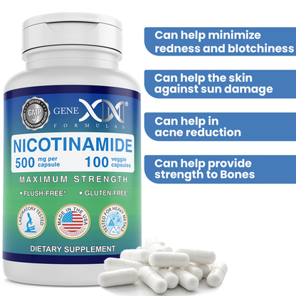 Nicotinamide 500mg (100 Capsules)