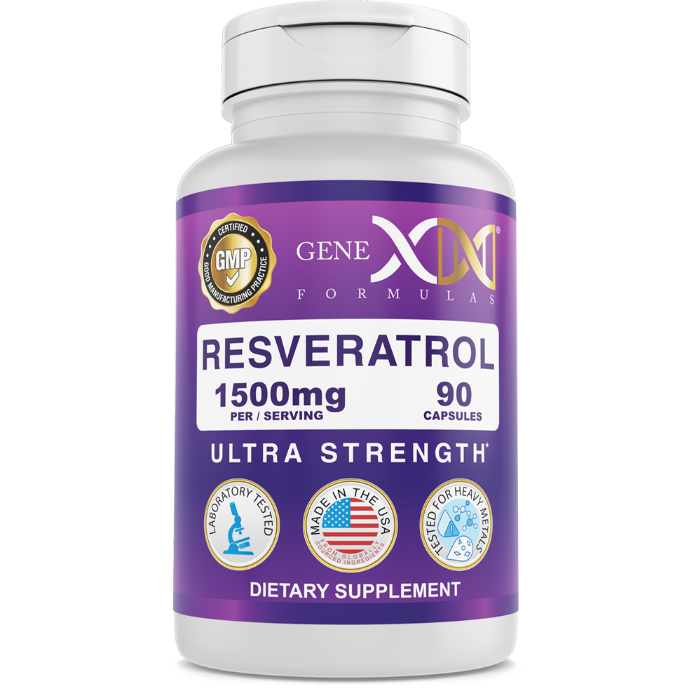 Trans-Resveratrol with BioPerine® 1500mg (90 Capsules)