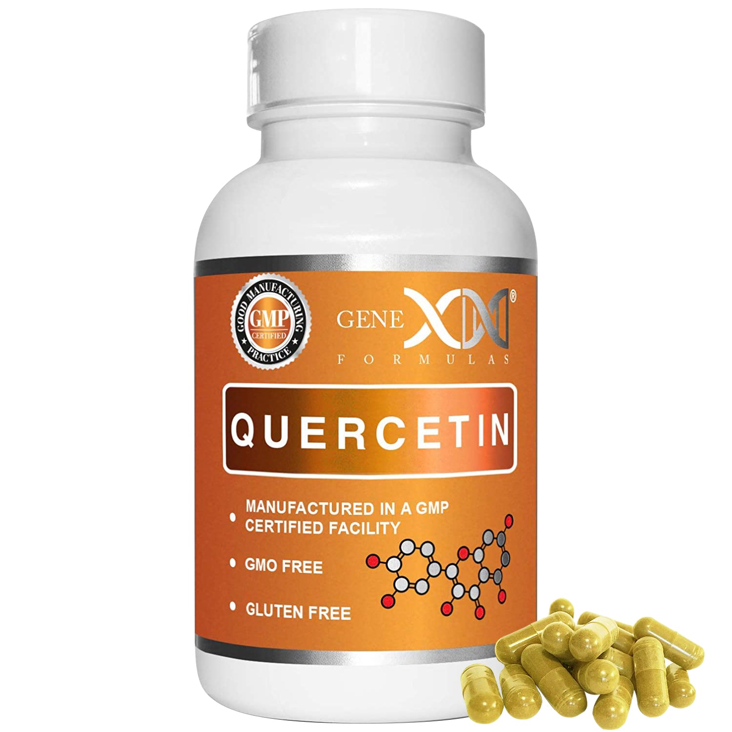 Genex Quercetin 500mg 60 Capsules Genex Formulas Llc