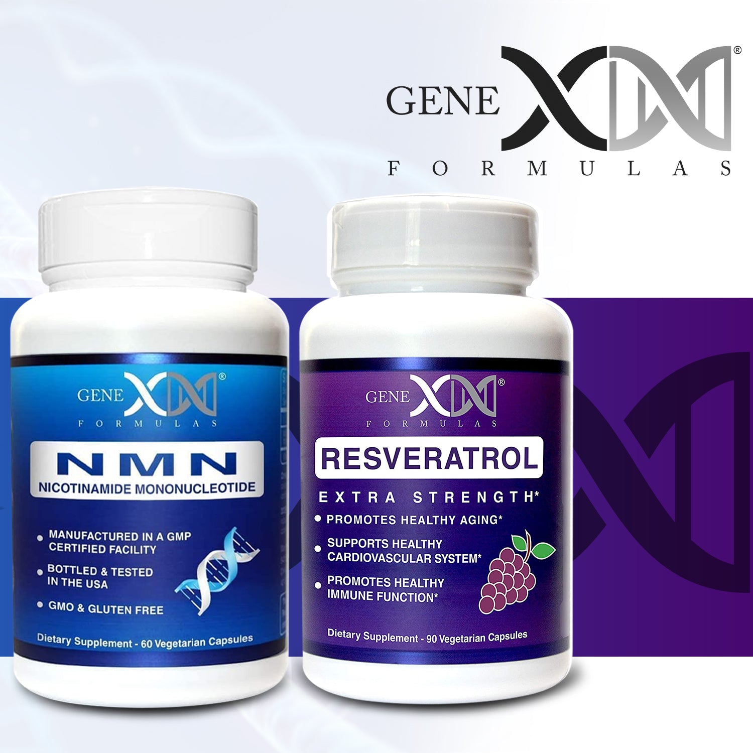 NMN and Resveratrol Dynamic Duo – Genex Formulas LLC