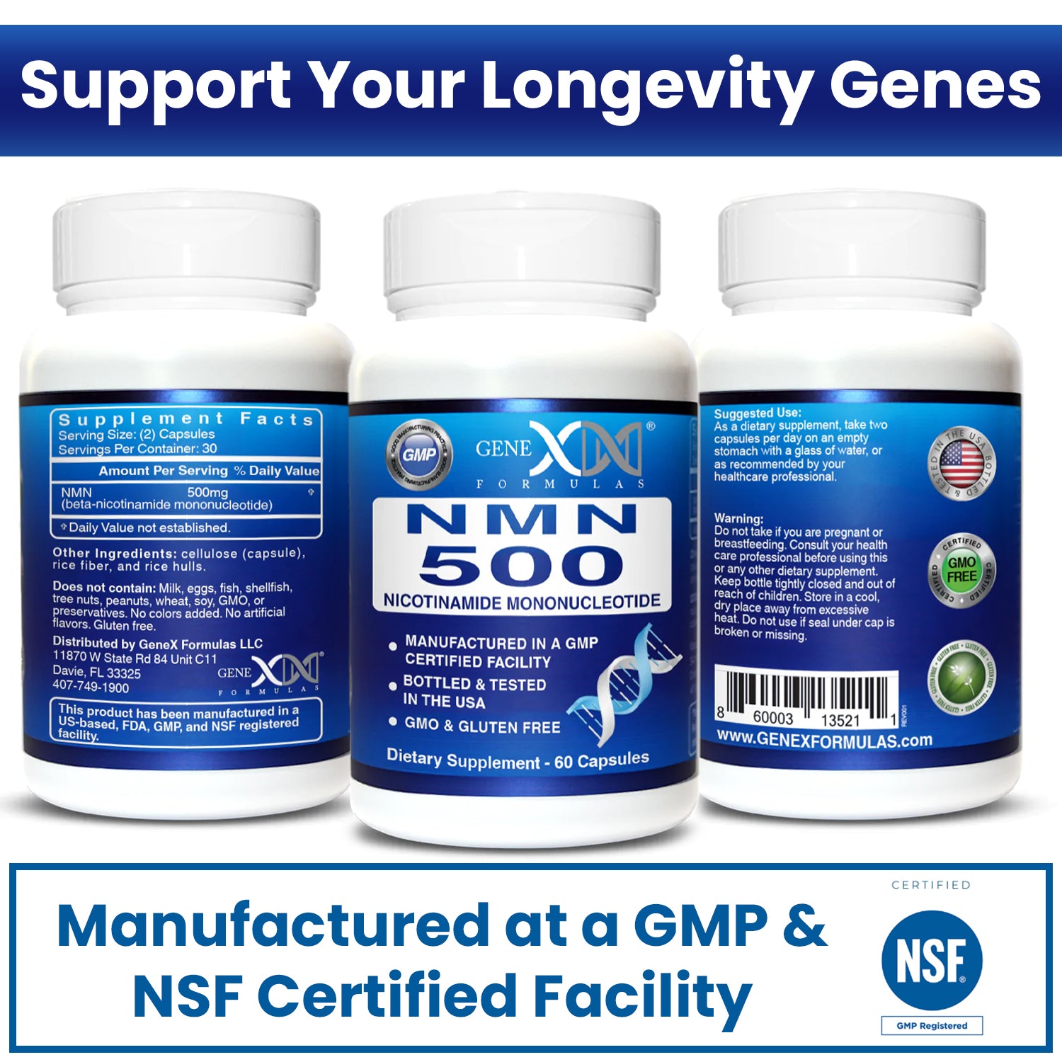 NMN| Nicotinamide Mononucleotide | Genex Formulas – Genex Formulas LLC